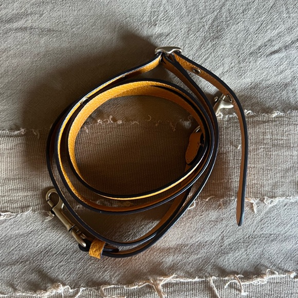 COACH Soft Pebble Leather Camera Bag in Papaya - Picture 3 of 5